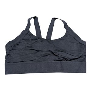 CALIA Carrie Underwood Women's Pure Black Sports Bra Large
